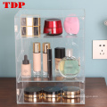 OEM Acceptable Wholesales Desk Storage Box Stand Display Acrylic Cosmetic Makeup Organizer